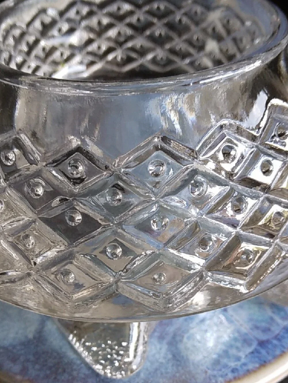 Avon Clear Glass Turtle Votive Candle Holder